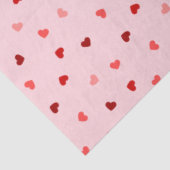 Papier Mousseline Coeurs de Saint-Valentin en rose (Détail)