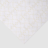 Papier Mousseline Coeurs dorés du diamant (Détail)