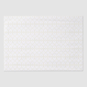 Papier Mousseline Coeurs dorés du diamant