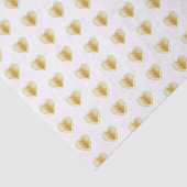 Papier Mousseline Coeurs élégants d'or blanc et de diamant (Détail)