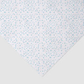 Papier Mousseline Coeurs flottants bleus Couverture Arrière - plan (Détail)