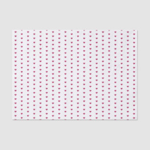 Papier Mousseline Cœurs Romantiques Rétro Vintage Saint Valentin Amo
