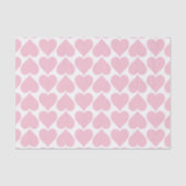 Papier Mousseline Coeurs roses Motif, Romantique, Amour (Recto)