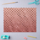 Papier Mousseline Coeurs rouges (Artisanat)