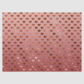 Papier Mousseline Coeurs rouges (Recto)