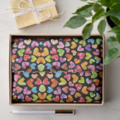 Papier Mousseline Coeurs une explosion (Cadeau)