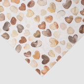 Papier Mousseline Coffee Bean Hearts Coffee First (Détail)