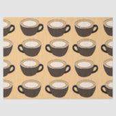 Papier Mousseline Coffee Cup Pattern (Recto)