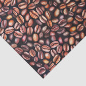 Papier Mousseline Coffee Haricots crayon Motif Rustique Brown (Détail)