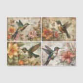 Papier Mousseline Colibri (Recto)