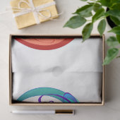 Papier Mousseline Colibri arc-en-ciel avec symbole Infinity (Cadeau)