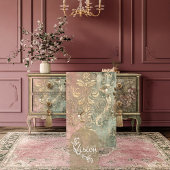 Papier Mousseline Colibri d'or Damask Patina