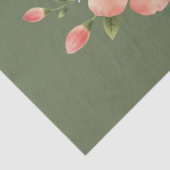 Papier Mousseline Colibri floral (Détail)