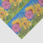 Papier Mousseline Collaboration Sunflower (Détail)