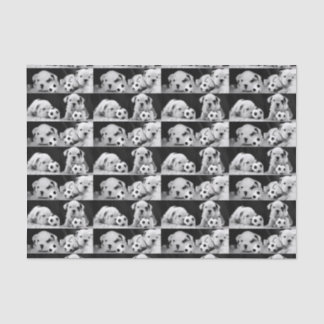 Papier Mousseline Collage anglais de bouledogue "de chiots du