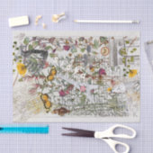 Papier Mousseline Collage Crazyquilt victorien (Artisanat)