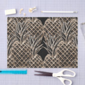 Papier Mousseline Collage d'ananas de feuille d'or de Faux (Artisanat)