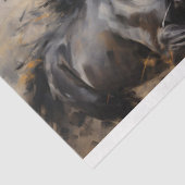 Papier Mousseline Collage de Cheval sauvage 3 papier de découpage (Détail)