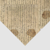 Papier Mousseline Collage de découpage d'écriture manuscrite de scri (Détail)