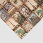 Papier Mousseline Collage de photo de voyage de Paris France (Détail)