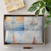 Papier Mousseline Collage de voilier 1 papier de découpage (Cadeau)