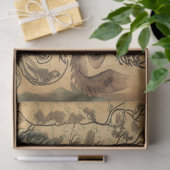 Papier Mousseline Collage d'éphémères à thème Café Papier Tissu (Cadeau)