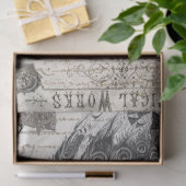 Papier Mousseline Collage d'éphémères de paon (Cadeau)