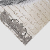 Papier Mousseline Collage d'éphémères de paon (Détail)