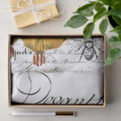 Papier Mousseline Collage floral d'abeille (Cadeau)
