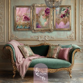 Papier Mousseline Collage Luxe, Mélange Portrait Floral