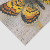 Papier Mousseline Collage Papillon Vintage (Détail)
