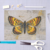 Papier Mousseline Collage Papillon Vintage (Artisanat)