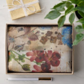 Papier Mousseline Collage papillon vintage (Cadeau)