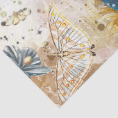 Papier Mousseline Collage papillon vintage (Détail)