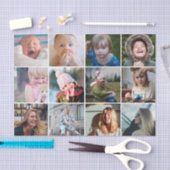 Papier Mousseline Collage photo simple 12 photos (Artisanat)