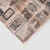 Papier Mousseline Collage publicitaire Vintage (Détail)