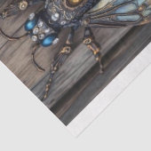 Papier Mousseline Collage Steampunk Buzz (4) par Elsie Lane (Détail)