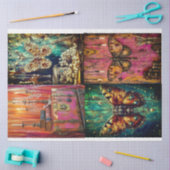 Papier Mousseline Collage Steampunk par Elsie Lane (Artisanat)