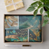 Papier Mousseline Collage Tropical Découpage (Cadeau)