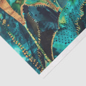Papier Mousseline Collage Tropical Découpage (Détail)