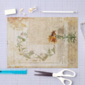 Papier Mousseline Collage vintage en français (Artisanat)