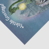 Papier Mousseline Collecte magique d'arbres de Noël (Détail)