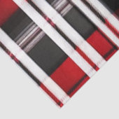 Papier Mousseline Collection Abstraite de plaid rouge (Détail)