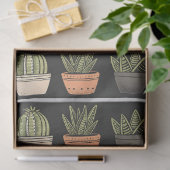 Papier Mousseline Collection Boho Cactus C9 Découpage (Cadeau)