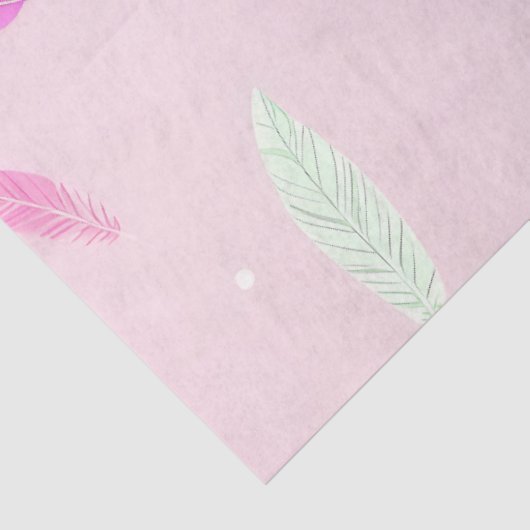 Papier Mousseline Collection Boho de plumes tendance de luxe (Détail)