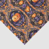 Papier Mousseline Collection Citrouille tendance Halloween d'automne (Détail)