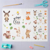 Papier Mousseline Collection d'animaux forestiers 2 Découpage (Artisanat)