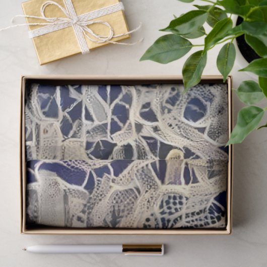 Papier Mousseline Collection d'art de mur dentelé (Cadeau)