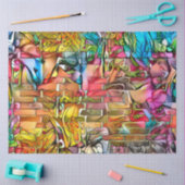 Papier Mousseline Collection d'Art Moderne En Verre (Artisanat)