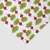 Papier Mousseline Collection de betteraves fraîches (Détail)